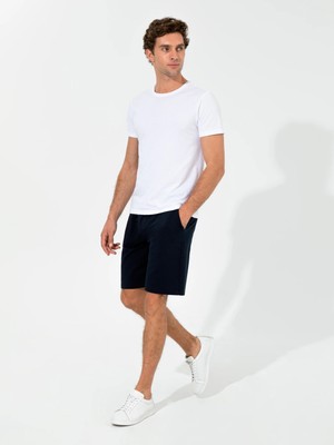 Cacharel Navy Comfort Fit Knit Shorts