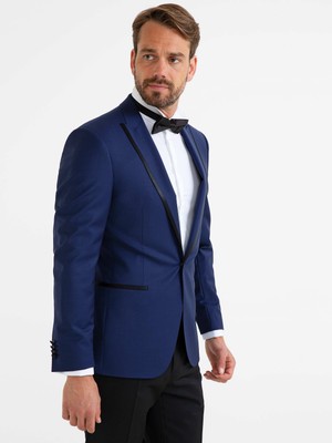 Cacharel Indigo Slim Fit Tuxedo Jacket