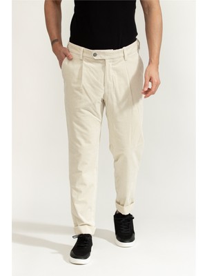 Boss H Perin Pleat 224 Men's Chino Pants White