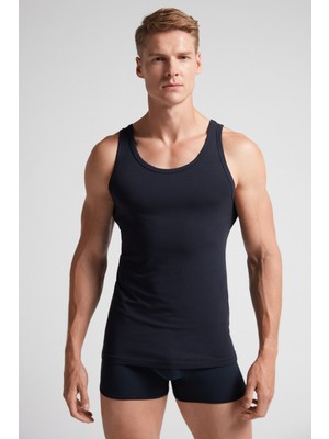 Intimissimi Stretch Pima Cotton Tank Top