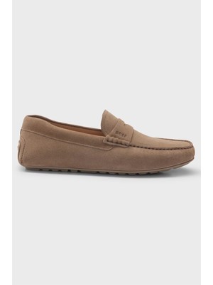 Boss Noel Mocc Sdpeb Men's Moccasins Beige