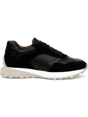Cacharel Black Eva Sole %100 Leather Sneakers