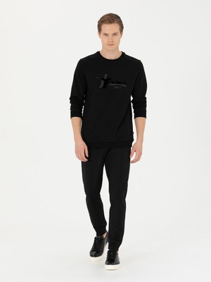 Cacharel Black New Slim Fit Sweatpants