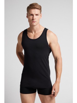 Intimissimi Stretch Pima Cotton Tank Top