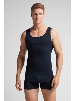 Intimissimi %100 Pima Cotton Ribbed Tank Top
