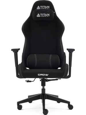Tr Seat Crow Black Kumaş Oyuncu Koltuğu