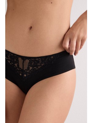 Intimissimi Pretty Flowers Seamless Lace Cotton Briefs