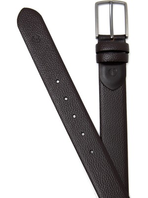 Cacharel Brown Classic Leather Belt