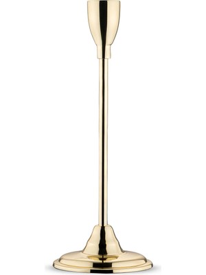 Jumbo Fortuna Gold Medium Candle Holder - Gold