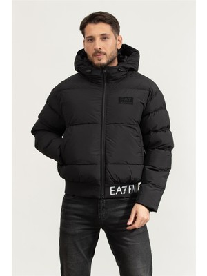 Ea7 Men's Bomber Jacket Black