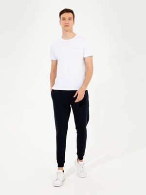 Cacharel Navy New Slim Fit Sweatpants