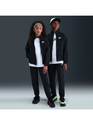 Nike K Nsw Df Tracksuıt Pk Fz Siyah Erkek Çocuk Eşofman Takımı HQ9315-010