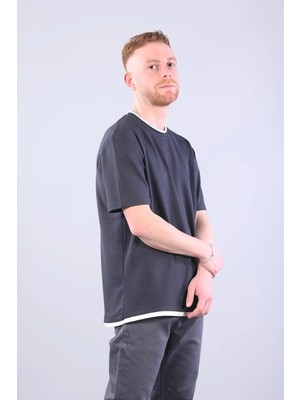 Mckanzie 4091 O Yaka Etek Ucu Farklı T-shirt