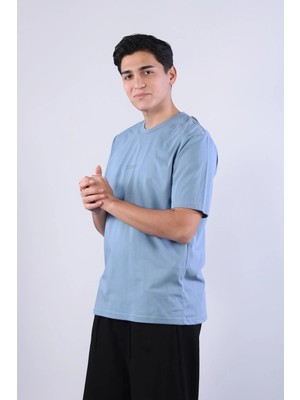Mckanzie 2271 Baskı 3 O yaka 24*1 Süprem Oversize T-shirt
