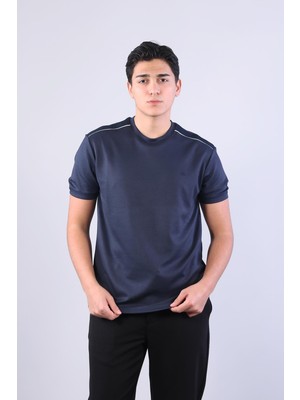 Mckanzie 4625 Modal Kumaş Omuz Trikolu O Yaka T-shirt