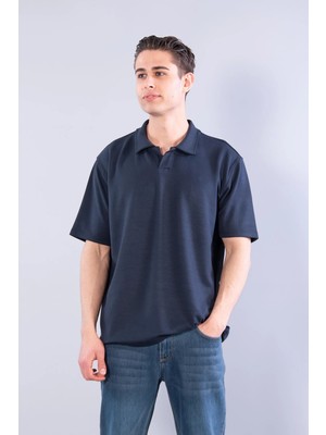 Mckanzie 4029 Yakalı Düğmesiz Modal T-shirt