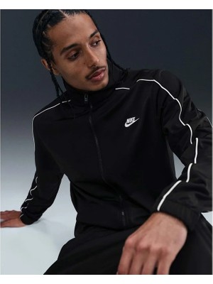Nike M Nk Club Pk Trk Suıt Siyah Erkek Eşofman Takımı HV1444-010