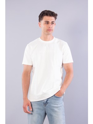 Mckanzie 8321 Sıfır Yaka İnterlok Kumaş Be Strong T-shirt