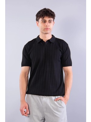 Mckanzie 107 Hemşire Yaka Fitilli Triko T-shirt