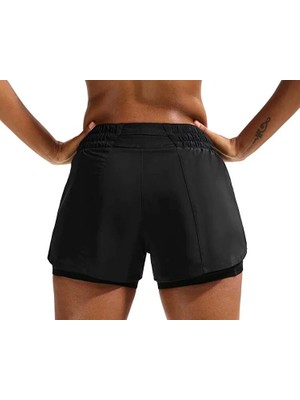 Nike W Nk One Df Mr 3ın 2n1 Short Siyah Kadın Şort DX6012-013