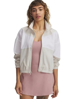 Under Armour Ua Rival Woven Jacket Beyaz Kadın Ceket 1389631-110