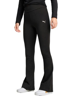 Puma Ess High-Waist Flared Leggings Siyah Kadın Tayt 63154201