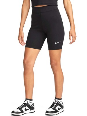 Nike W Nsw Nk Clsc Hr 8ın Short Siyah Kadın Tayt DV7797-010