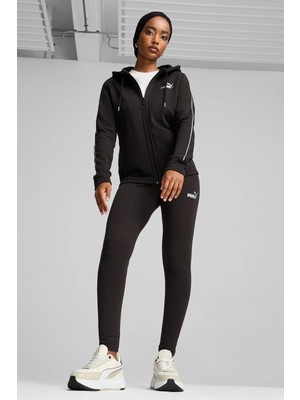 Puma Metallic Tracksuit Fl Siyah Kadın Eşofman Takımı 68304601