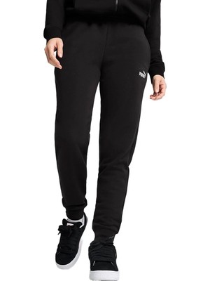 Puma Ess Small No. 1 Logo Sweatpants Tr cl Siyah Kadın Eşofman Alt 68245001