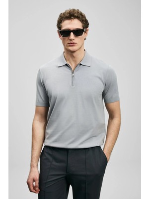 Lufian North Gri Erkek T-Shirt 111090136