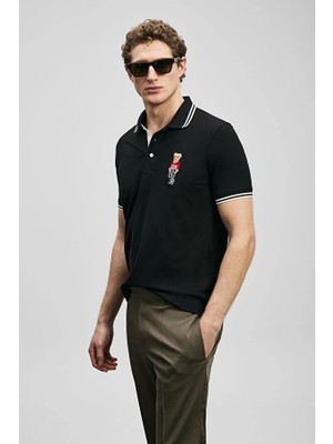 Lufian Brady Siyah Erkek T-Shirt 111040245