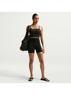 Nike W Nk Df One Hr 5ın Short Useam Siyah Kadın Tayt IO0809-010