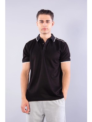 Mckanzie 8328 Pike Modal Ayaklı Yaka Omuz Şeritli T-Shirt
