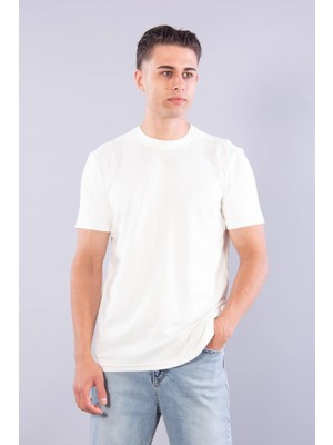 Mckanzie 8337 Sıfır Yaka Fitilli Modal T-Shirt