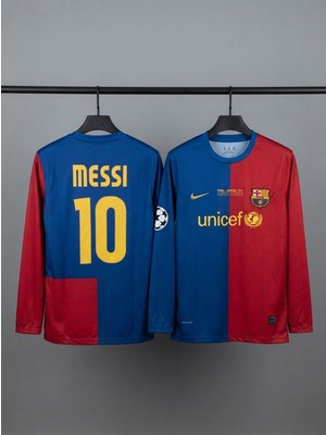 Lionel Messi Barcelona Efsane Forması Uzun Kollu