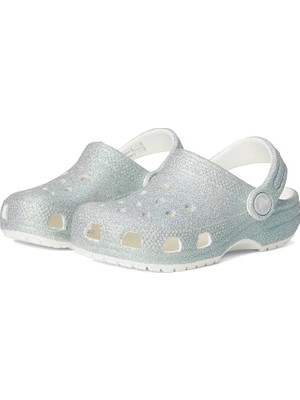 Crocs Classic Iridescent Glitter Cgt Beyaz Kız Çocuk Terlik 210985_100