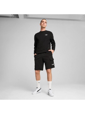 Puma Ess No. 1 Logo Cargo Shorts 10” Tr Siyah Erkek Şort 68266201