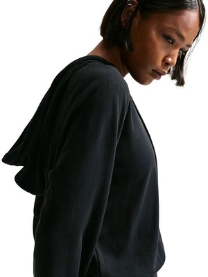 Nike W Nsw Chıll Ft Hoody Siyah Kadın Sweatshirt IF0230-010