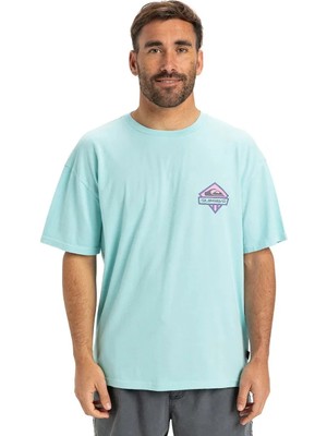 Quiksilver Gh Qs Crystal Jet Ss Turkuaz Erkek T-Shirt EQYZT08023-AQSK