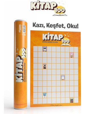 Store Kitap 100 Kazı Kazan Okuma Listesi Takip Posteri