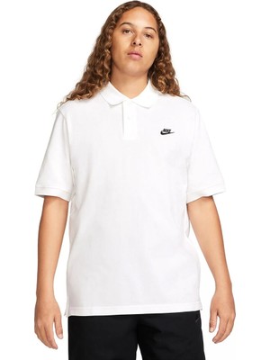 Nike M Nk Club Ss Polo Pıque Beyaz Erkek T-Shirt FN3894-100