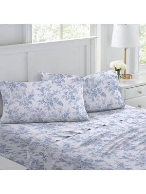 Store Home - Queen Boy Nevresim Takımı, Pamuk Flanel Nevresim Takımı, Ekstra Yumuşaklık ve Konfor Için Fırçalanmış (Vanessa, Queen Size)