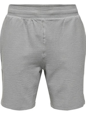 Only & Sons Only&sons Onskıan Lıfe Reg Seers. Strp Shorts Vd Gri Erkek Şort 22036544