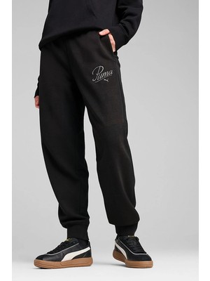 Puma Scrıpt Comfort Sweatpants Siyah Kadın Eşofman Alt 68498501
