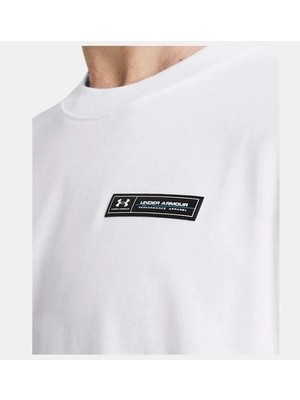 Under Armour Ua Hw Armour Label Ss Beyaz Erkek T-Shirt 1382831-100