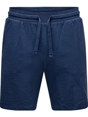 Only & Sons Only&sons Onskıan Lıfe Straıght Seers. Shorts Noos Lacivert Erkek Şort 22029752