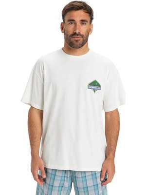 Quiksilver Gh Qs Crystal Jet Ss Beyaz Erkek T-Shirt EQYZT08023-WBK0