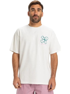 Quiksilver Hw Outsıde Insıde Ss Beyaz Erkek T-Shirt EQYZT08032-WBK0