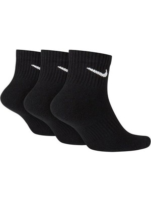Nike U Nk Everyday Csh Ankl 3pr 132 Siyah Unisex Çorap SX7667-010