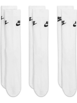 Nike U Nk Nsw Everyday Essentıal Cr Beyaz Unisex Çorap DX5025-100